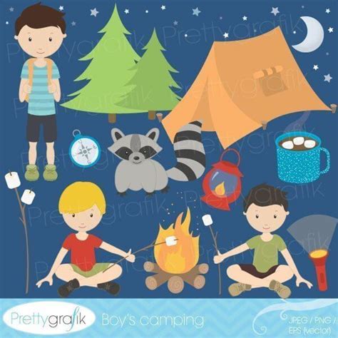 Camping Clipart For Scrapbooking Commercial Use