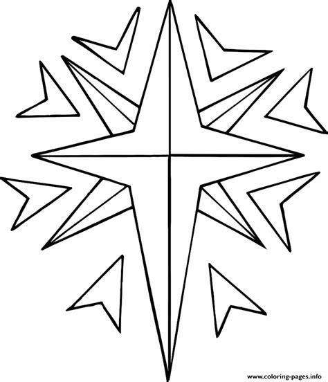 christmas stars coloring page printable