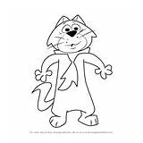 Cat Top Draw Spook Step sketch template
