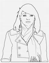Coloring Pages Swift Taylor Printable Color Print Selena Gomez Colouring Demi Lovato Drawing Adult Books Getcolorings Fashion Drawings Star Popular sketch template