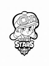 Jessie Brawl Stars Coloring Pages Printable sketch template
