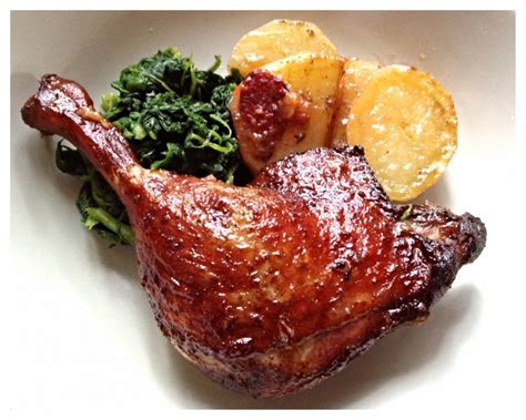 roast duck legs with red wine sauce recipe roasted