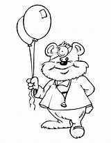 Doctor Bear Coloring Pages Large sketch template