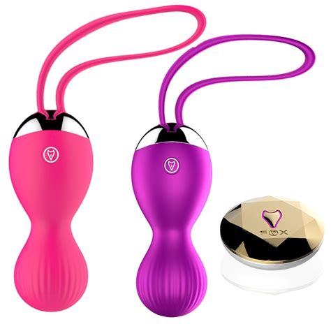 silicone koro ball vaginal dumbbell remote control kegel balls tight