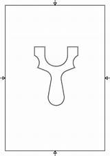 Slingshot Resortera Printable Estilingue Axiom Zwille Tirachinas Supervivencia Naturaleza Catapult Schleuder Arcos Bricolaje Schablonen Steinschleuder Messer Paletas Katapult Waffen Reciclado sketch template