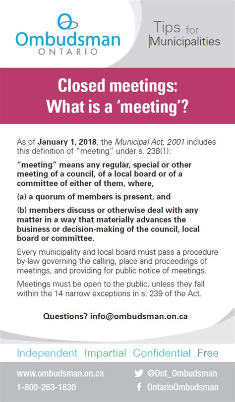 brochures and posters ontario ombudsman