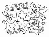 Canada Coloring Pages Canadian Animals Colouring Map National Event Indigenous Local Sheets Christmas Printable Kids Sheet Color Netart Getcolorings sketch template