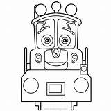 Chuggington Chugger sketch template