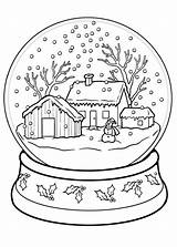 Paesaggi Stampare Inverno Invernali Albero sketch template