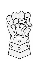 Gauntlet Clenched Fist Clipartmag sketch template