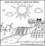 Solar Coloring School Sheets sketch template