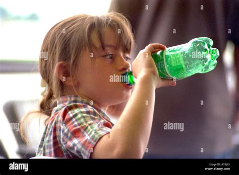 kid drinking soda  res stock photography  images alamy