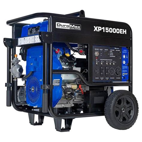 duromax xpeh  watt cc  twin electric start dual fuel hybrid portable generator