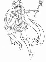 Sailor Moon Coloring Pages Kids Printable Bestcoloringpagesforkids sketch template