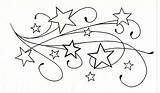 Tattoo Star Designs Drawing Stars Tattoos Drawings Cool Easy Shooting Draw Moon Simple Clipart Things Body Collection Women Cute Pattern sketch template