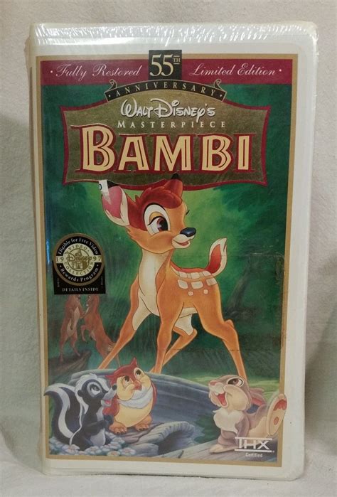 Walt Disney S Bambi 55th Anniversary Masterpiece Lmt Edt 9505