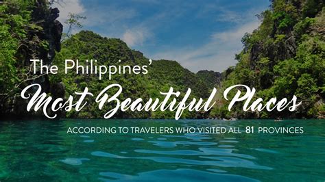 The Philippines’ Most Beautiful Places According To