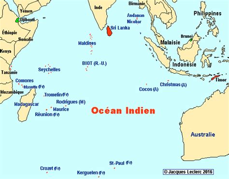 ocean indien carte complete