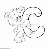 Coloring Pages Letter Para Alphabet Alfabeto Teddy Colorir Animal Bear Getcoloringpages Desenhos Letras Imprimir Pintar Ursinhos Letters Bubble Kids Como sketch template