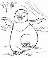 Coloring Penguin Pages Cute Printable Penguins Baby Snow Dancing Winter Globe Leopard Drawing Dwarfs Happy Christmas Colouring Animal Charming Prince sketch template