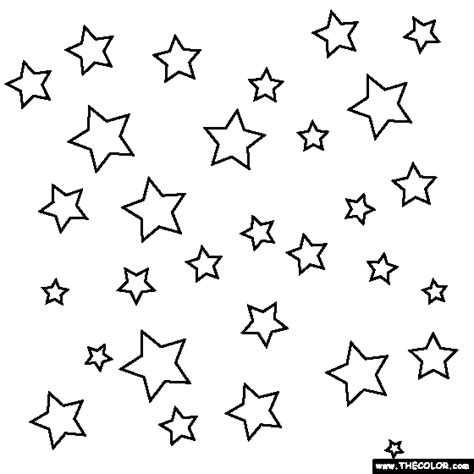 stars coloring pages clip art library