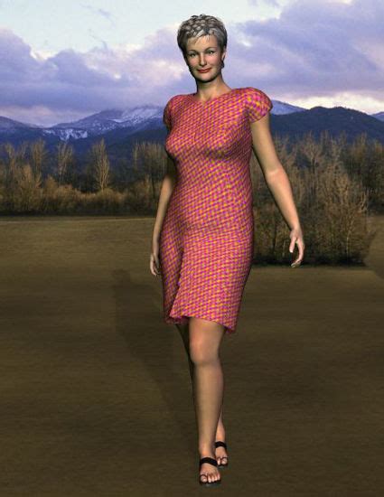 Rubenesque Dress Poser 3d Clothes Modelposerworld 3d Model Content