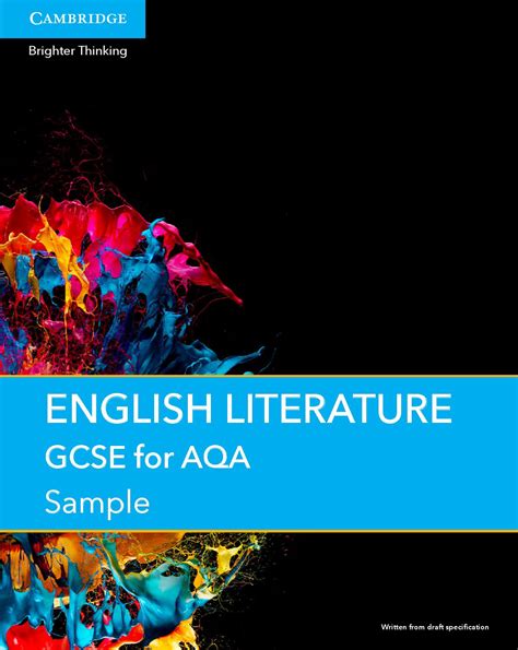 gcse english literature  aqa sample preview  cupukschools issuu
