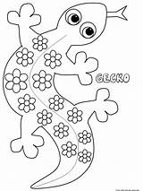 Coloring Pages Gecko Printable Kids Animal Print Animals Fastseoguru Book Sheets Colouring Template Girls Mosaic sketch template