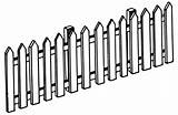 Fence Clipart Clip Picket Farm Cliparts Line Fencing Printable Template Fens Fance Post Borders Clipground Use Library Resource Transparent 20clipart sketch template