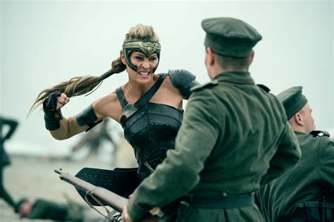 what it s like to be a real life amazon on the set of wonder woman los angeles times