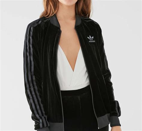 adidas originals velvet track top urban outfitters