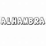 Alhambra Conmishijos Capaz Satisfacción Llenar Percatarse sketch template