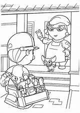 Handy Manny Coloring Cat Pages Parentune Worksheets sketch template