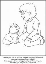Coloring Care Pages Colouring Kids Animals Cat Pet Color Publications Dover Doverpublications Book Choose Board Welcome Zb Samples sketch template