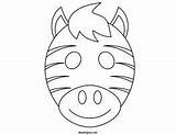 Zebra Mask Animal Printable Template Color Masks Face Kids Drawing Templates Outline Coloring Zoo Faces Sketch Maskspot Draw Choose Board sketch template