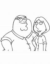 Peter Coloring Griffin Guy Family Pages Stewie Gangster Color Template Library Clipart Printable Lois Getcolorings sketch template