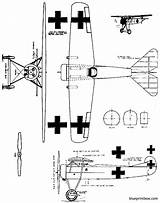 Fokker Viii Blueprintbox Close D21 Vii Blueprint sketch template