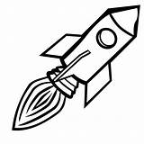 Clipart Lineart Spacecraft Rakete Monochrome Onlinelabels sketch template