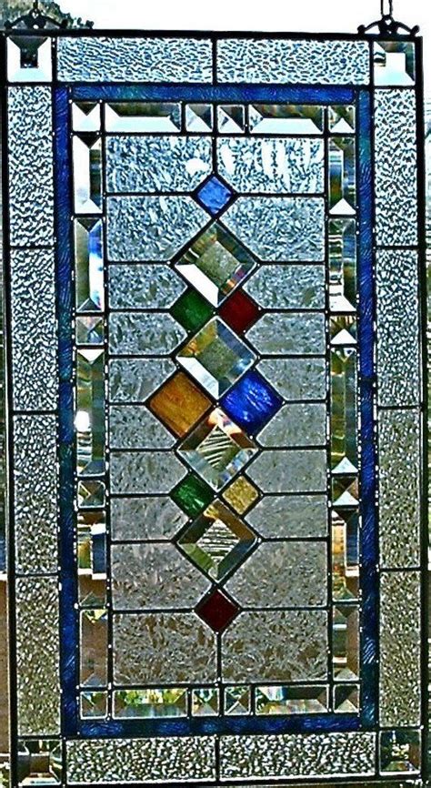 Stained Glass Window Panel Retro Ii Custom Made To Order Etsy