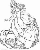 Coloring Belle Princess Pages Bell Creative Colouring Fascinating Online Davemelillo Disney sketch template