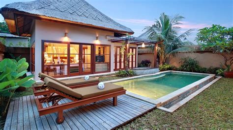 honeymoon suite pool villa  ubud nyuh bali resort spa  uniquevillas
