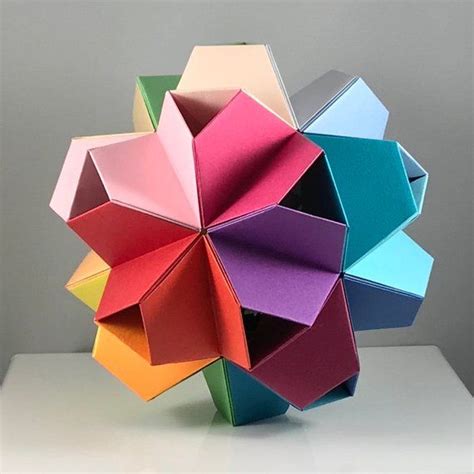 modern origami sculpture origami art modular origami