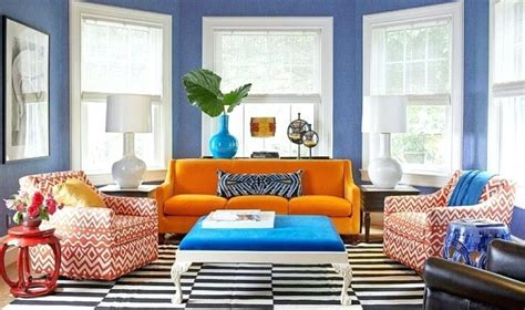 split complementary color scheme colourful living room living room