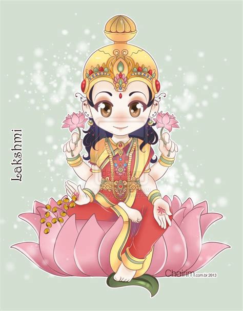 lakshmi chibi  chairimarrais  deviantart goddess pinterest chibi art  deviantart