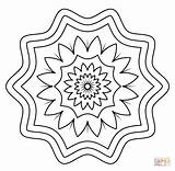 Coloring Pages Pattern Mandala Floral Flower Printable Drawing Paper Comments sketch template