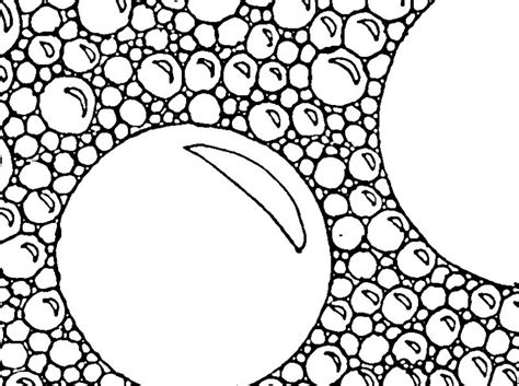 bubbles adult colouring page instant  printable etsy