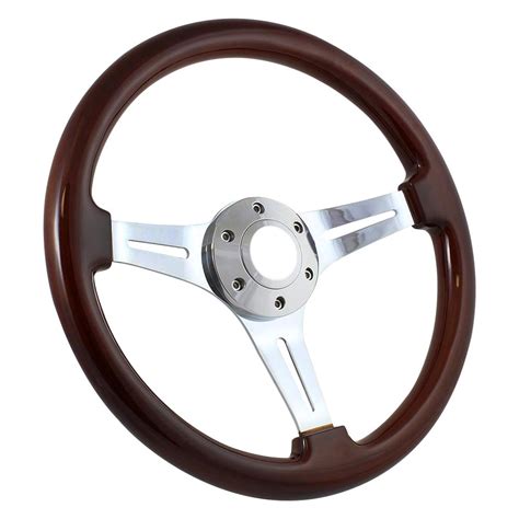 sharp classic wood steering wheel  billet horn