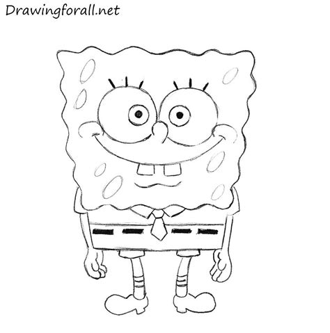 draw spongebob squarepants drawingforallnet