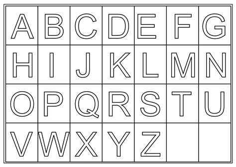 kindergarten alphabet worksheets  print activity shelter