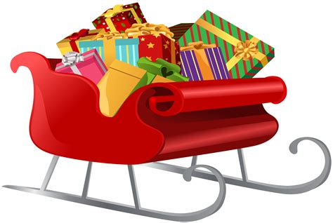 santa sleigh pictures clipart   cliparts  images